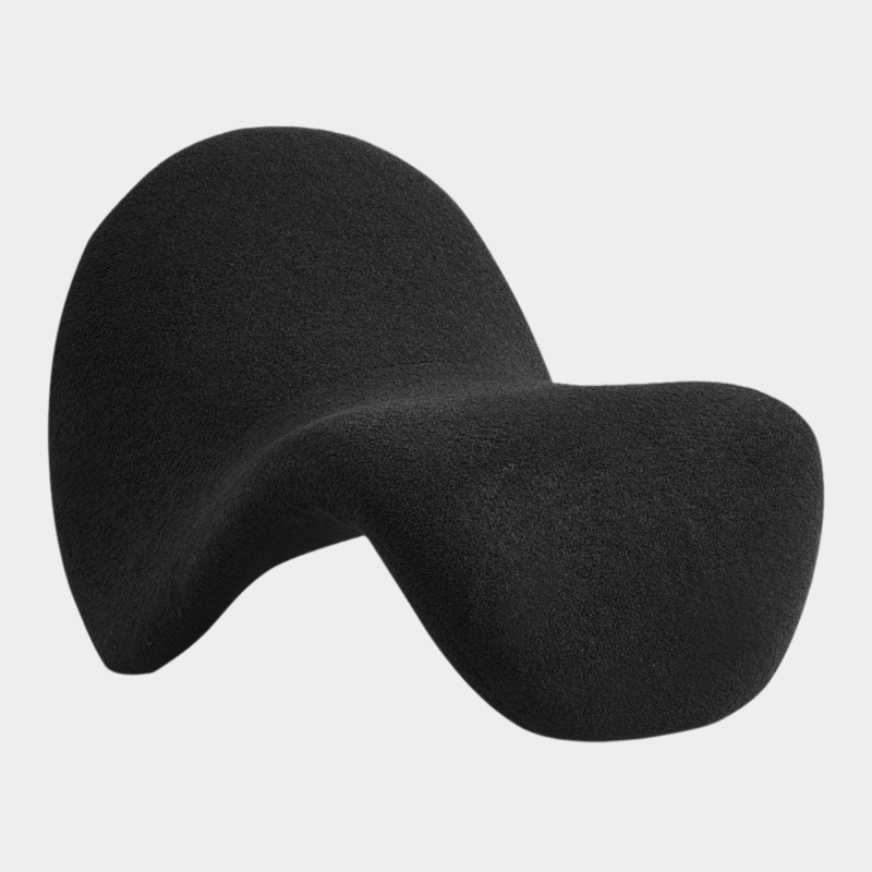 Theodore Faux Sherling Upholstered Accent Chair