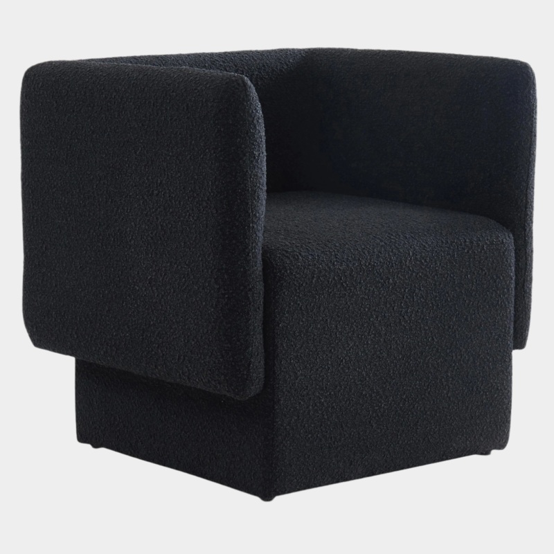 Vera Boucle Fabric Upholstered Accent Chair