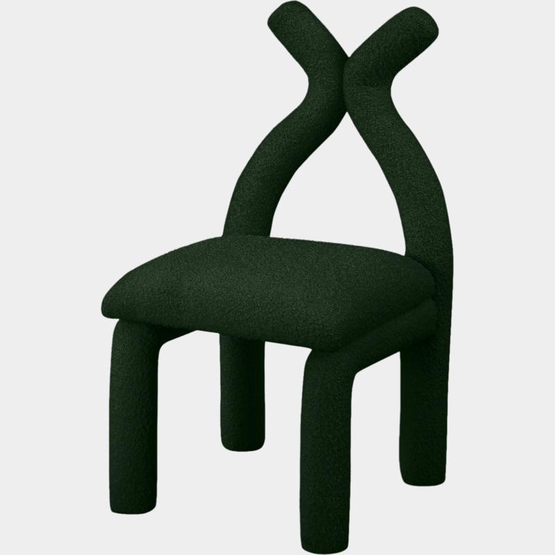 Xena Boucle Fabric Upholstered Accent Chair / Dining Chair