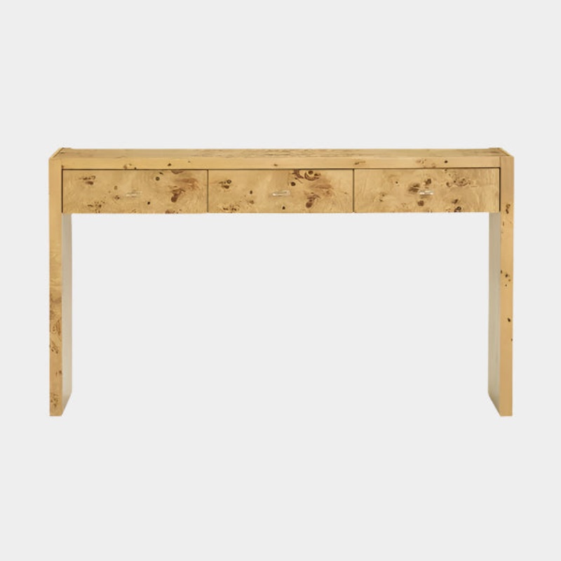 Brandyss Burl Console Table