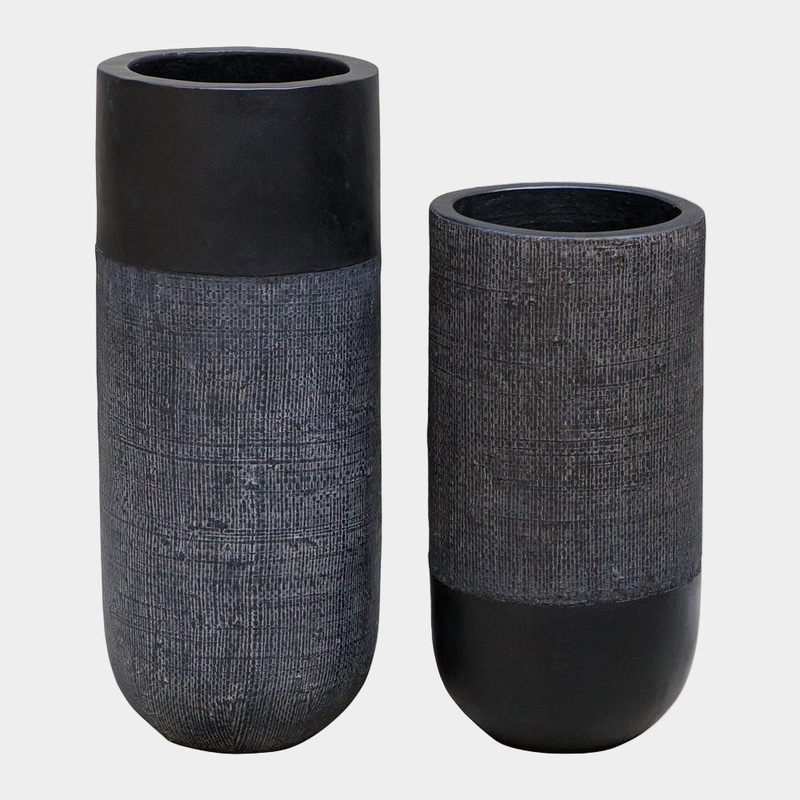 Woven Shadow Vases, S/2