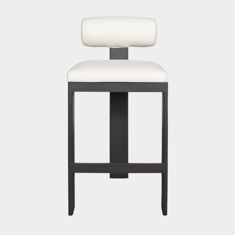 Bolster Back Outdoor Bar Stool