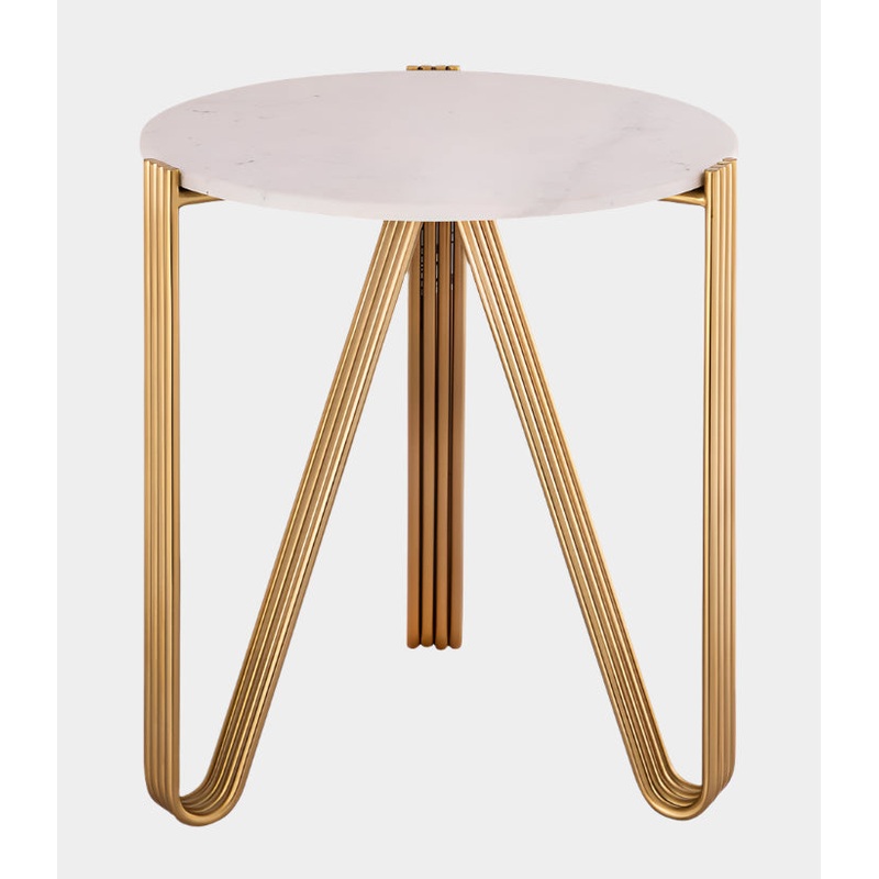 Aya Marble Side Table By Inspire Me! Home Decor