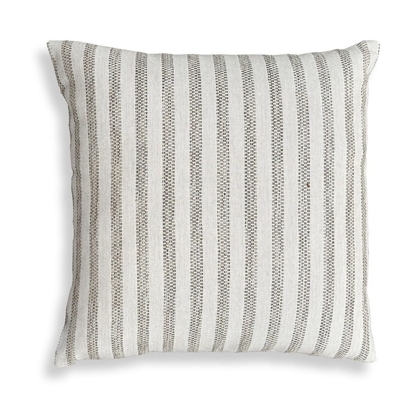 Basket Stripe Outdoor Pillow – Rattan
