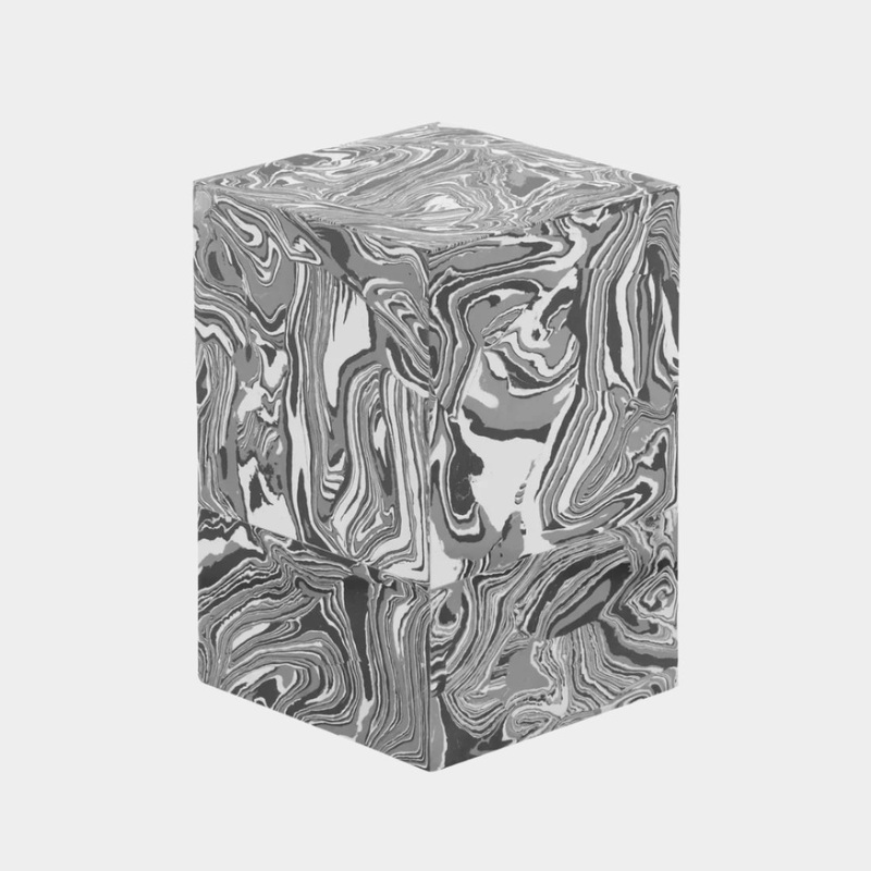 Camryn Swirled Resin Side Table