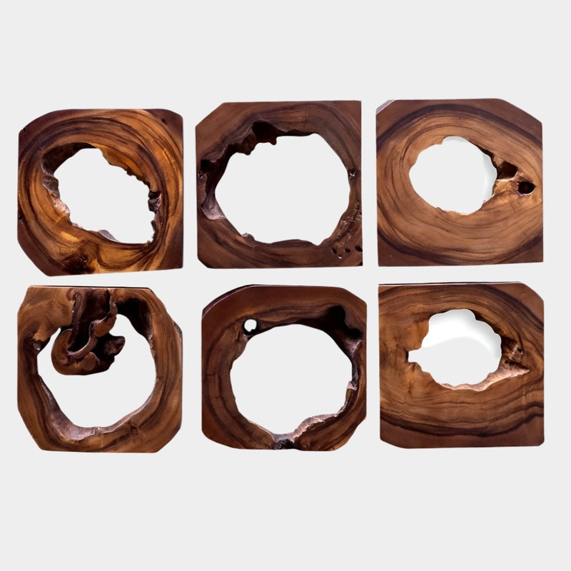 Adlai Wood Wall Art, S/6