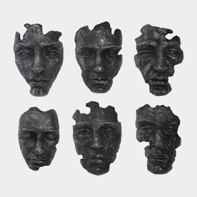 Self-Portrait Wall Decor, S/6