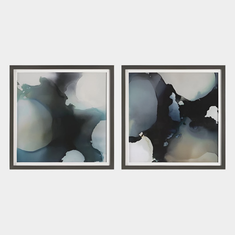 Telescopic Framed Prints, S/2