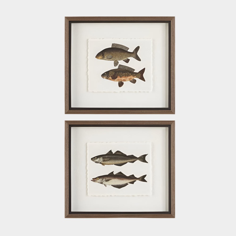 The Catch Framed Prints, S/2