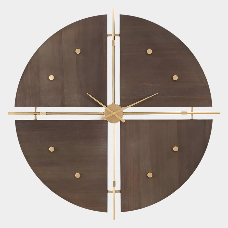 Walnut Elegance, Clock