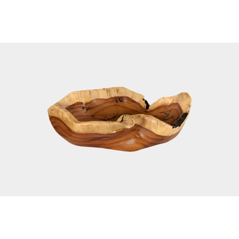 Burled Bowl, Faux Wood