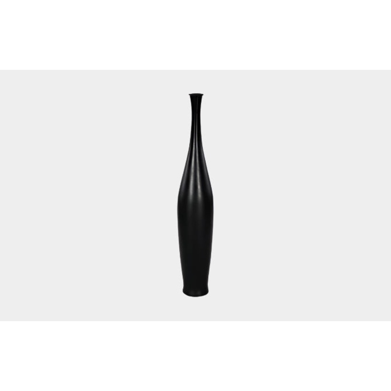 Trumpet Vase, Large, Matte Black