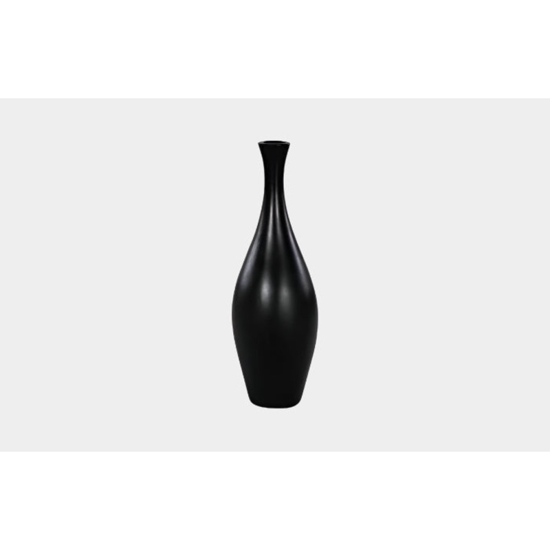 Trumpet Vase, Small, Matte Black