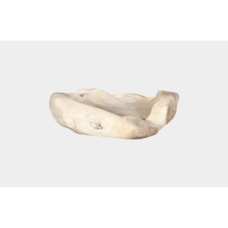 Wood Bowl, Bleached
