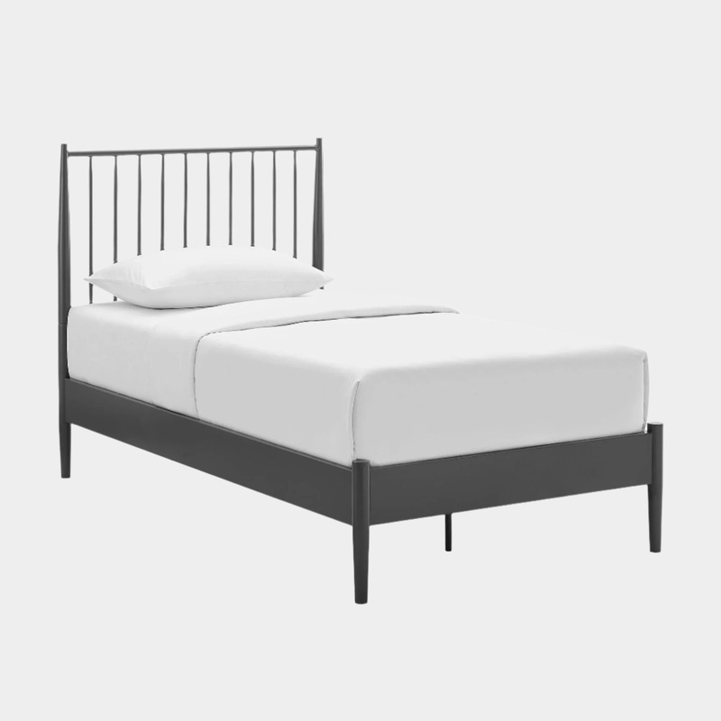 Adair Spindle Metal  Platform Bed
