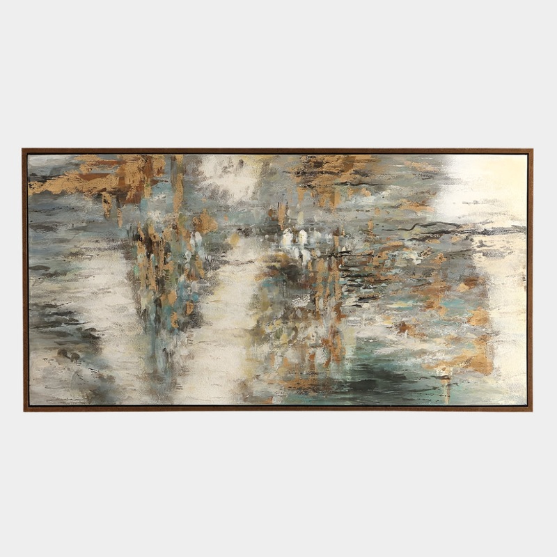 Behind The Falls Hand Painted Canvas