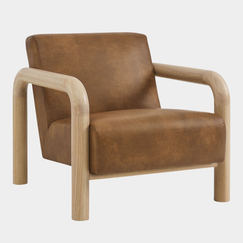 Sereno Vegan Leather Accent Chair