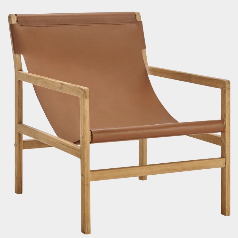 Sonora Leather Sling Chair