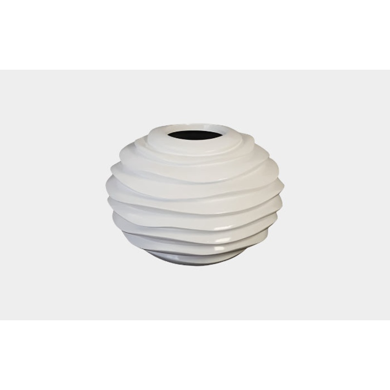 Spiral Planter, White, SM