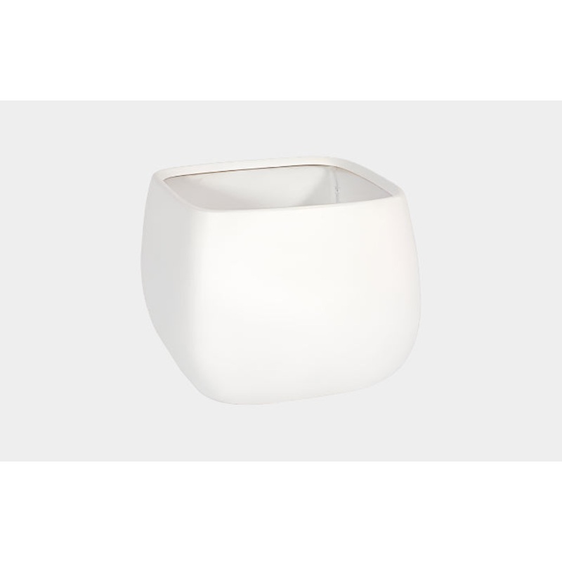 Swell Planter, Large, White