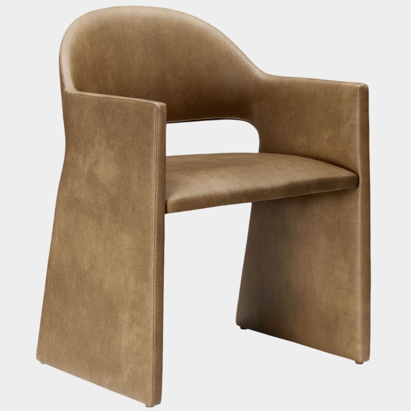 Talia Vegan Leather Dining Armchair