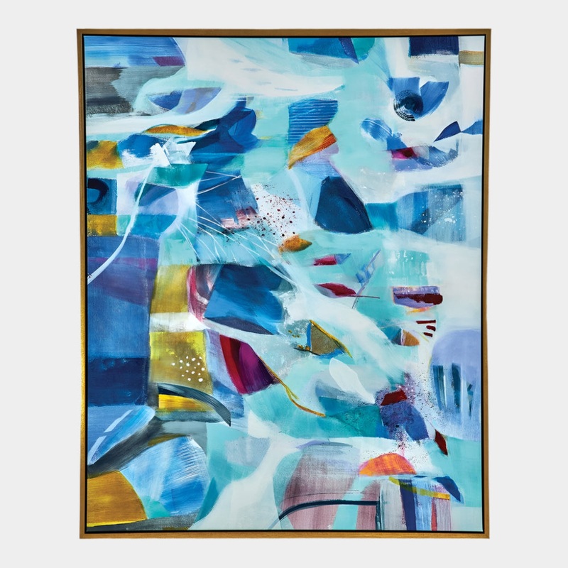 The Story of Water Framed Canvas