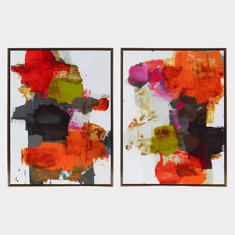 Tried and True Framed Canvases, S/2