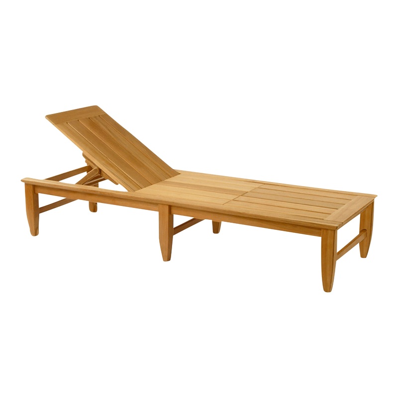 Amalfi Adjustable Poolside Chaise Lounge with Wheels