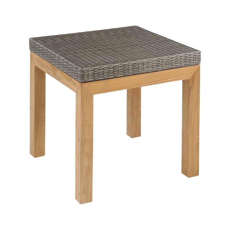 Azores Side Table with Glass