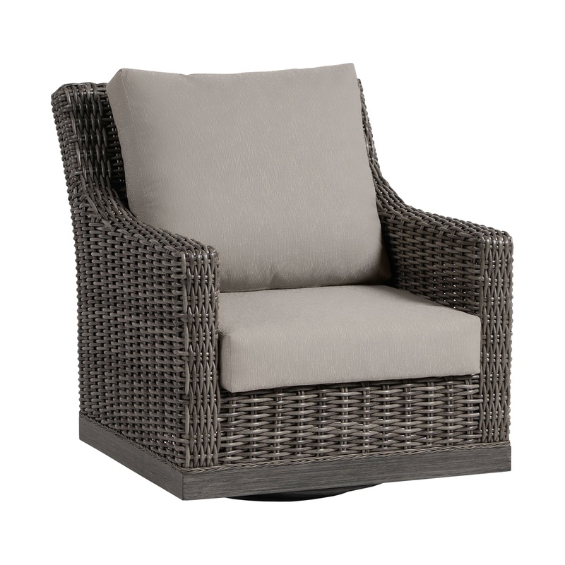 Budapest Swivel Gliding Club Chair