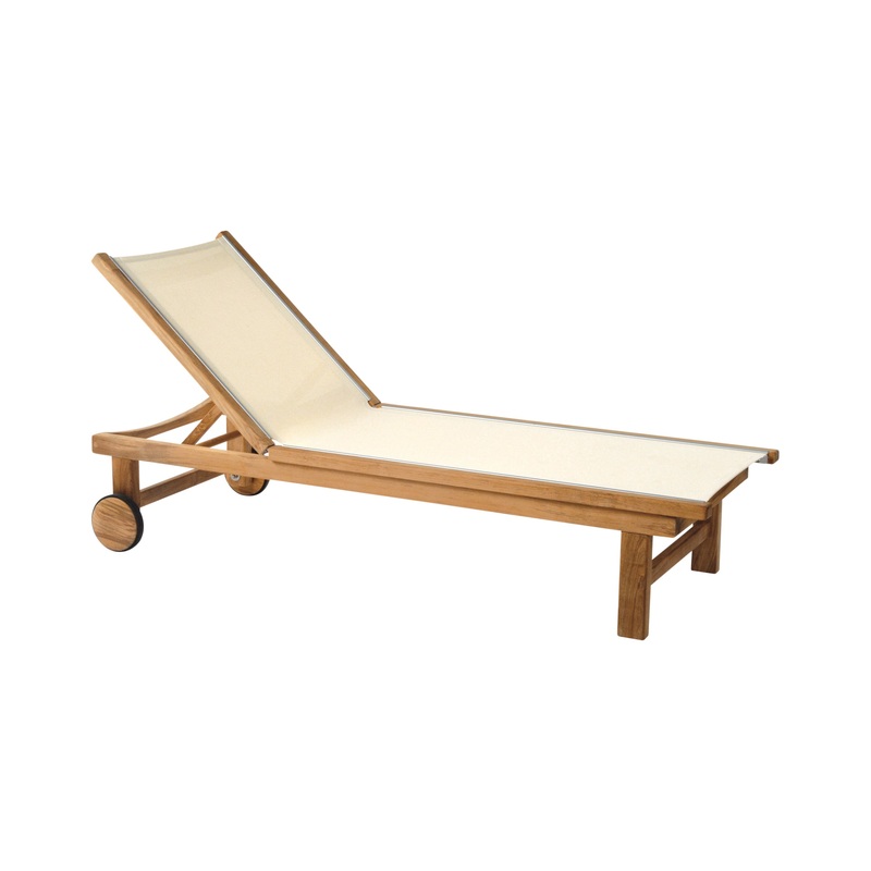 St. Tropez Adjustable Chaise Lounge with Wheels