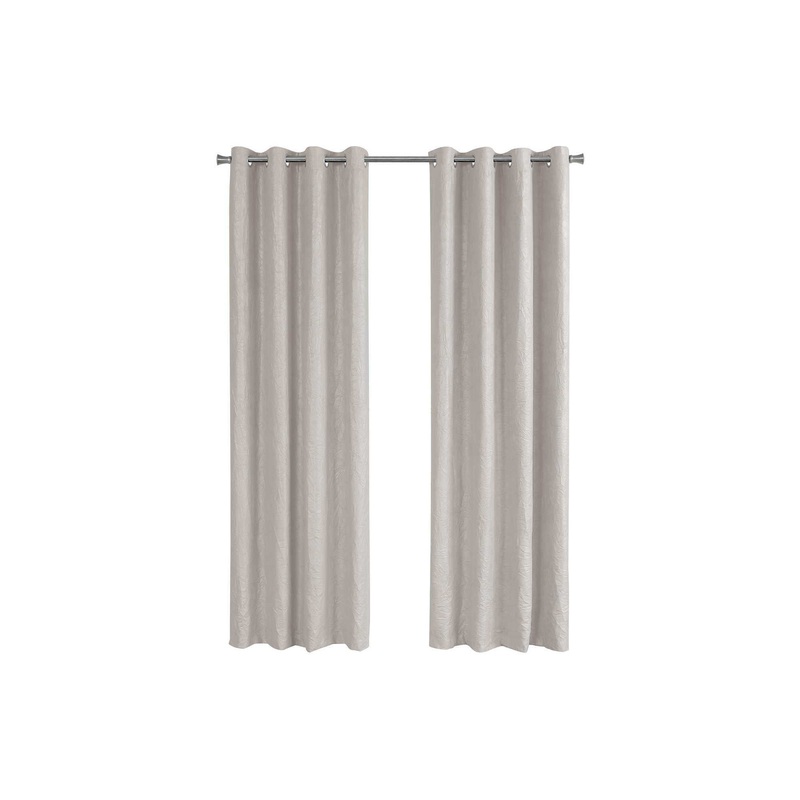 2 Pieces Set, Curtain Panel, Room Darkening, Grommet, Contemporary & Modern