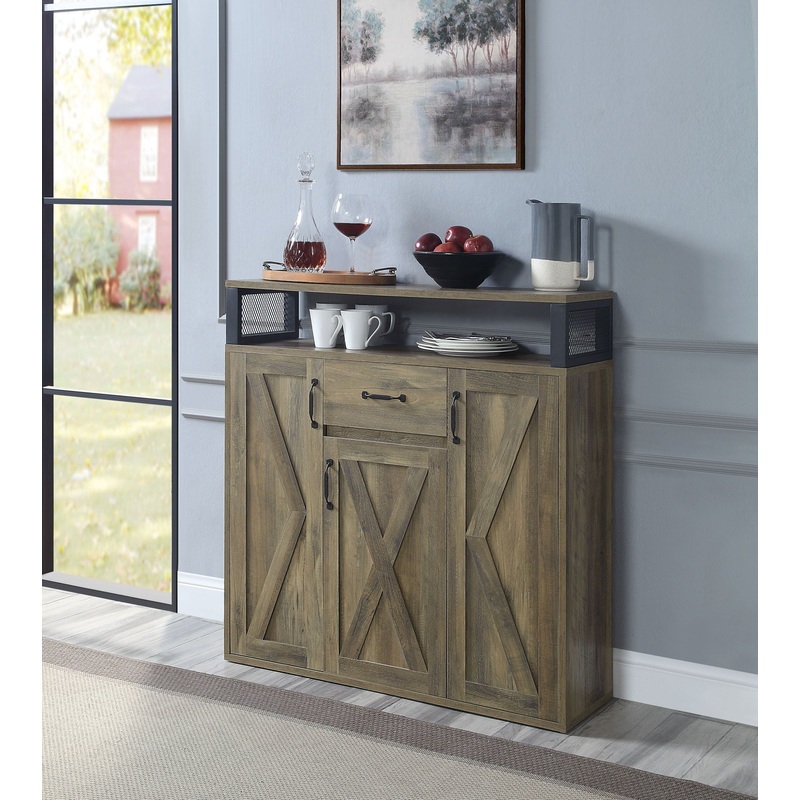 Abiram – Rustic Server – Oak