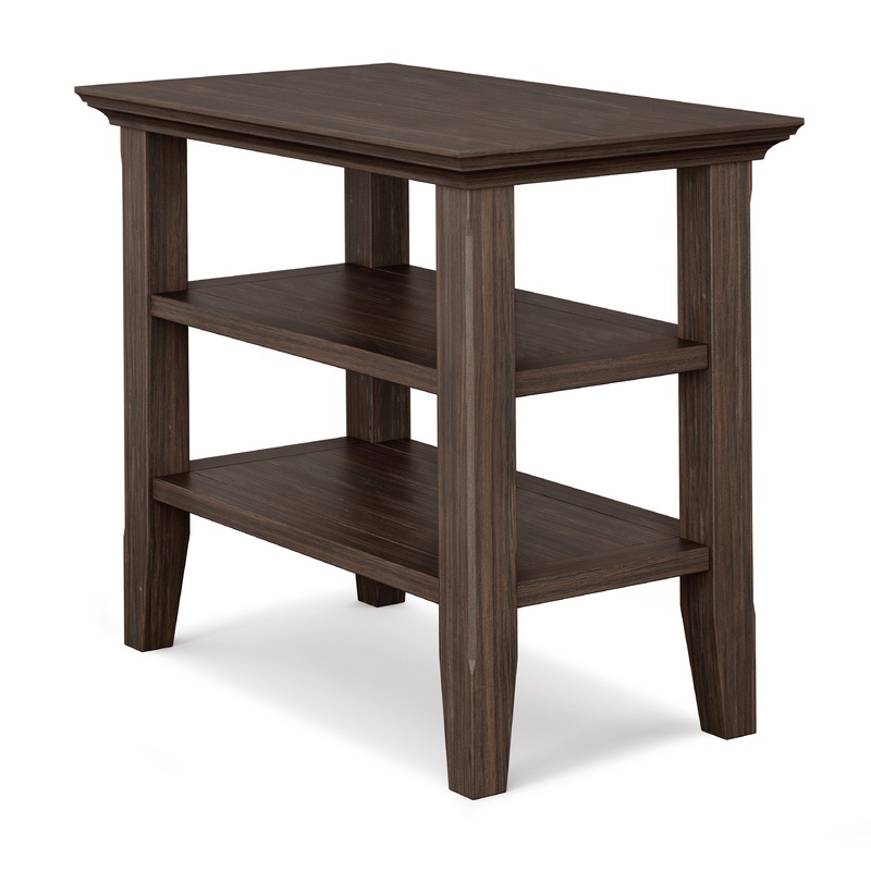 Acadian – Narrow Side Table – Farmhouse Brown