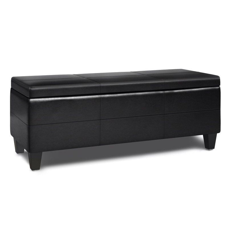 Afton – Large Storage Ottoman Bench