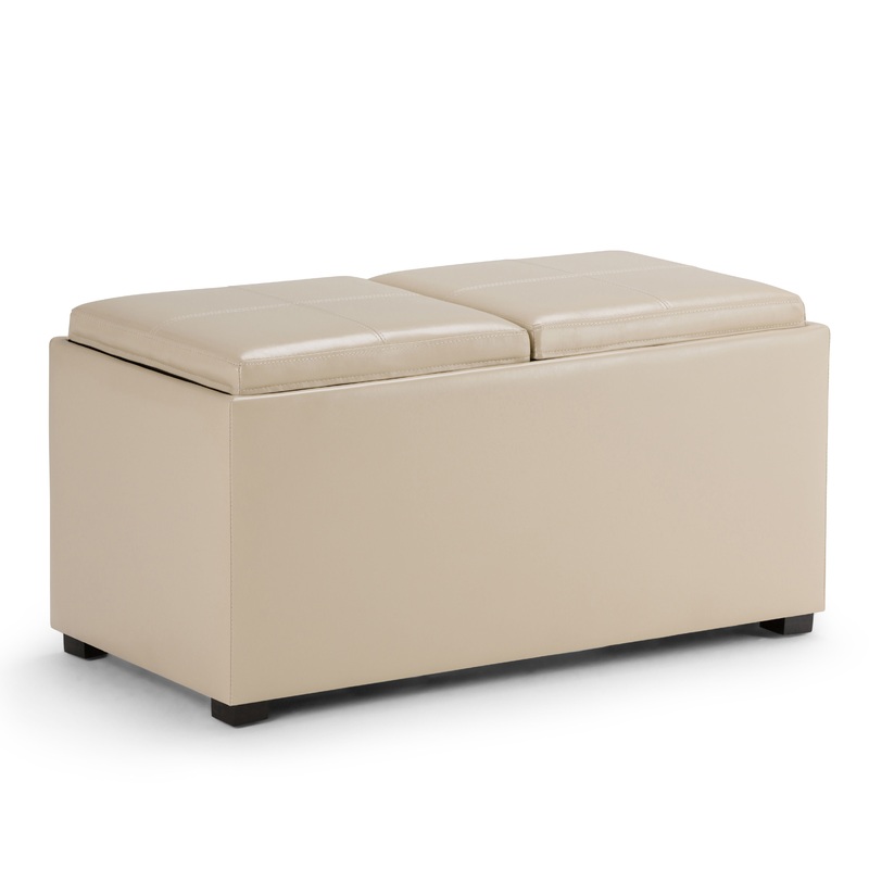 Avalon – 5 Piece Storage Ottoman, Contemporary