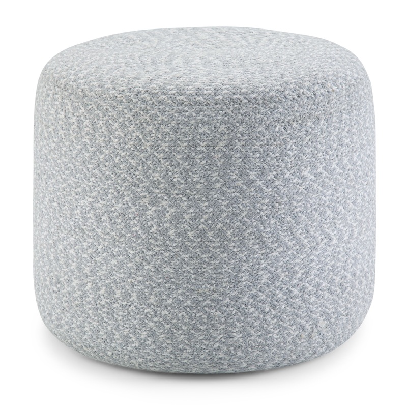Bayley – Versatile Round Braided Pouf