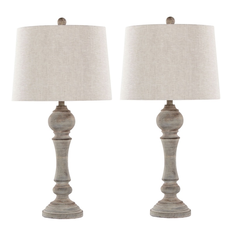 Winston – Farmhouse Poly Table Lamp (Set of 2)