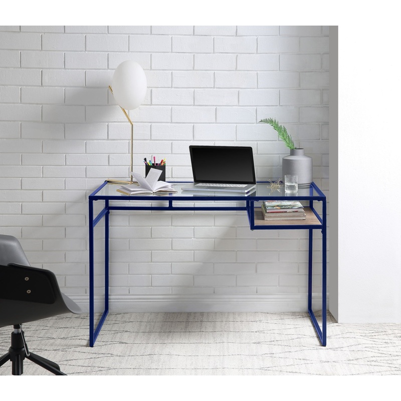 Yasin – Glass Top Writing Desk