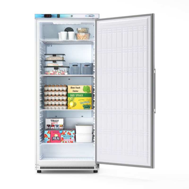 20 Cu. Ft. Commercial Reach-in Refrigerator in White with Manual Defrost (KM-RMD20WH)