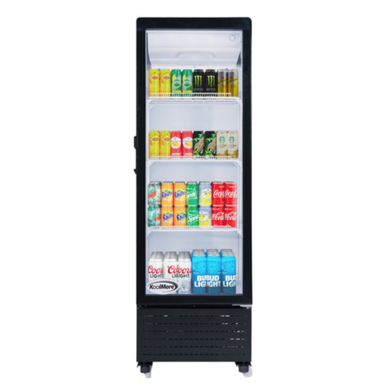 21 in. One Glass Door Commercial Display Merchandiser Refrigerator Cooler in Black, ETL Listed, 8 cu. ft. (KM-MDR-1GD-8C) No rating value Same page link.   (0) Write a review