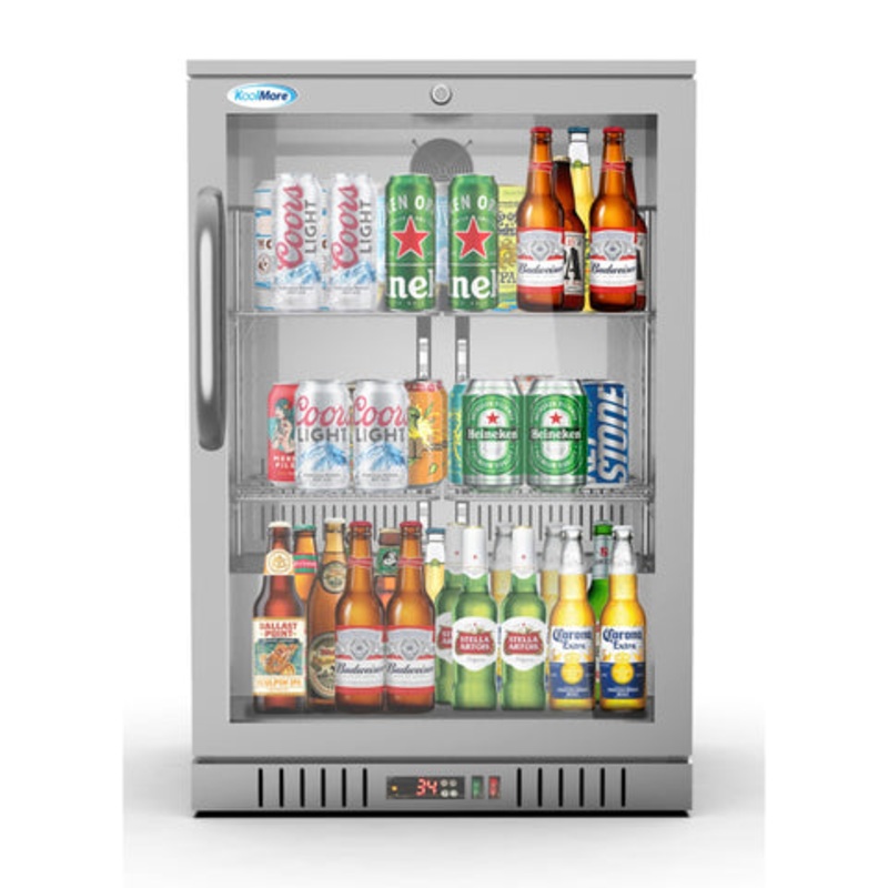 24 in. One-Door Back Bar Refrigerator – 4.1 Cu Ft. BC-1DSW-SS