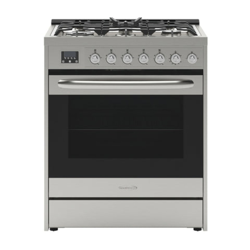 30 in. Stainless-Steel Professional Gas Range, KM-FR30G-SS.