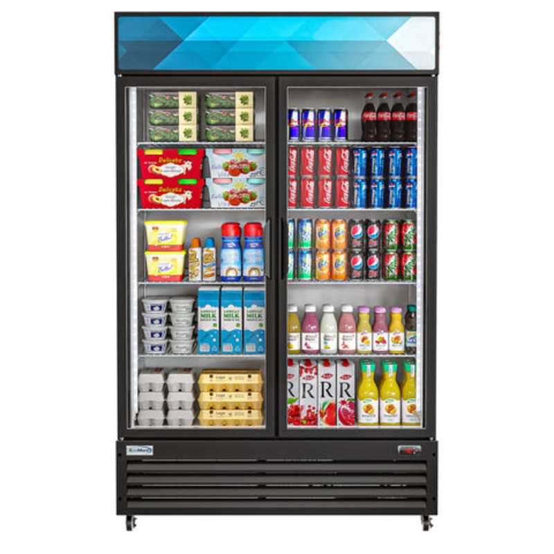 45 in. Two-Door Merchandiser Refrigerator – 38 Cu Ft. MDR-2GD-35C