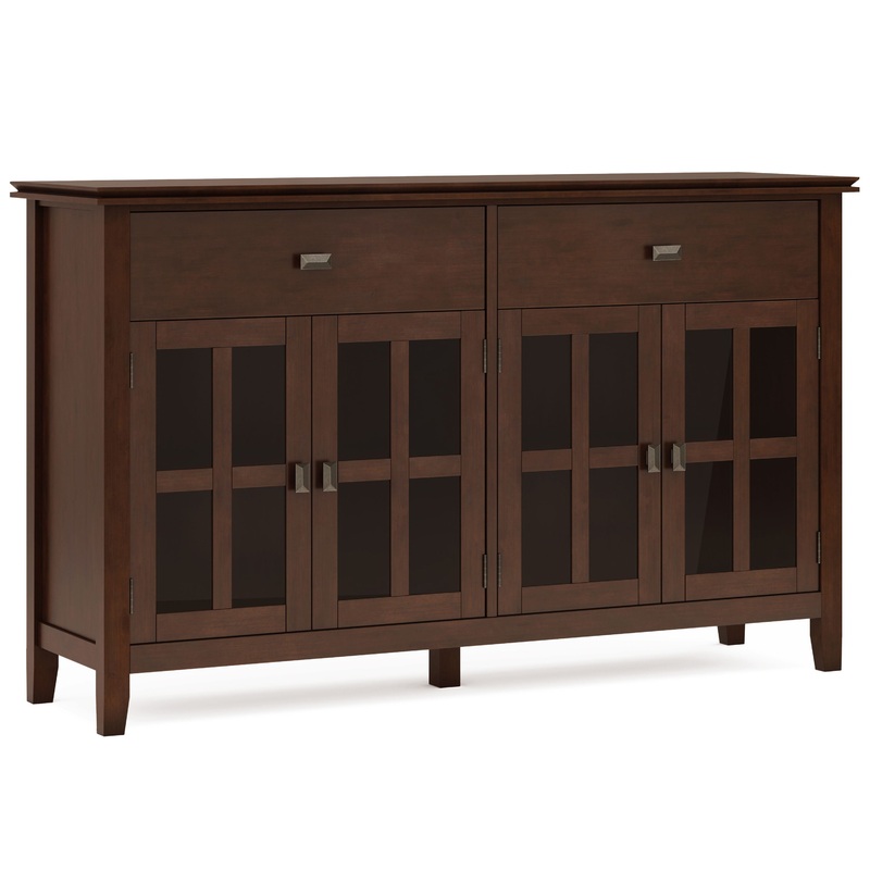 Artisan – Large 4 Door Sideboard Buffet – Russet Brown