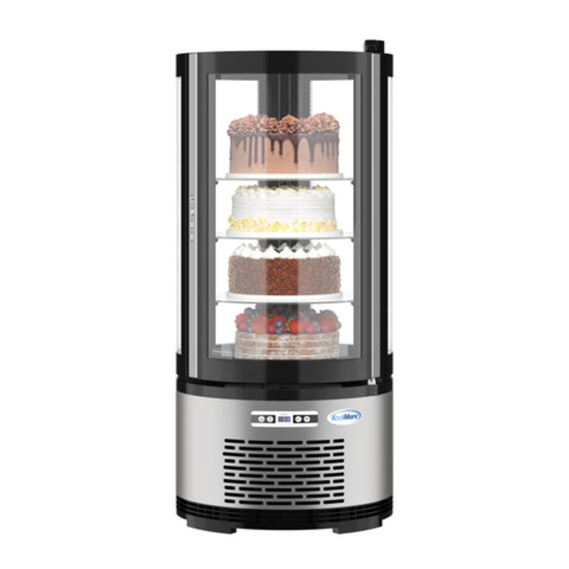 19 in. Circular Refrigerated Countertop Bakery Display Case (CDUR-3C)