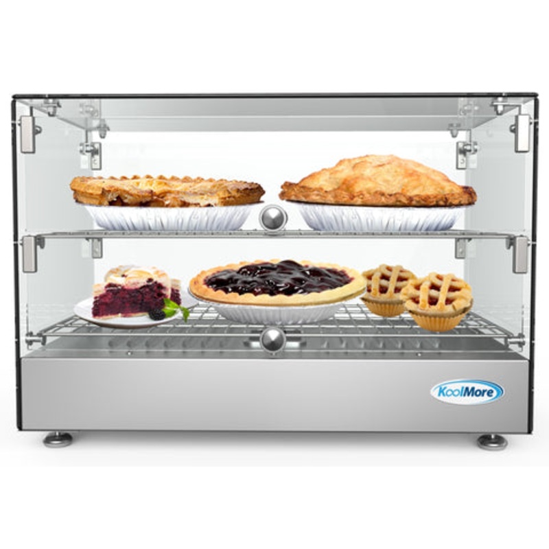 22 in. Glass Countertop Display Warmer, 1.7 cu. ft. HDC-1.7C.