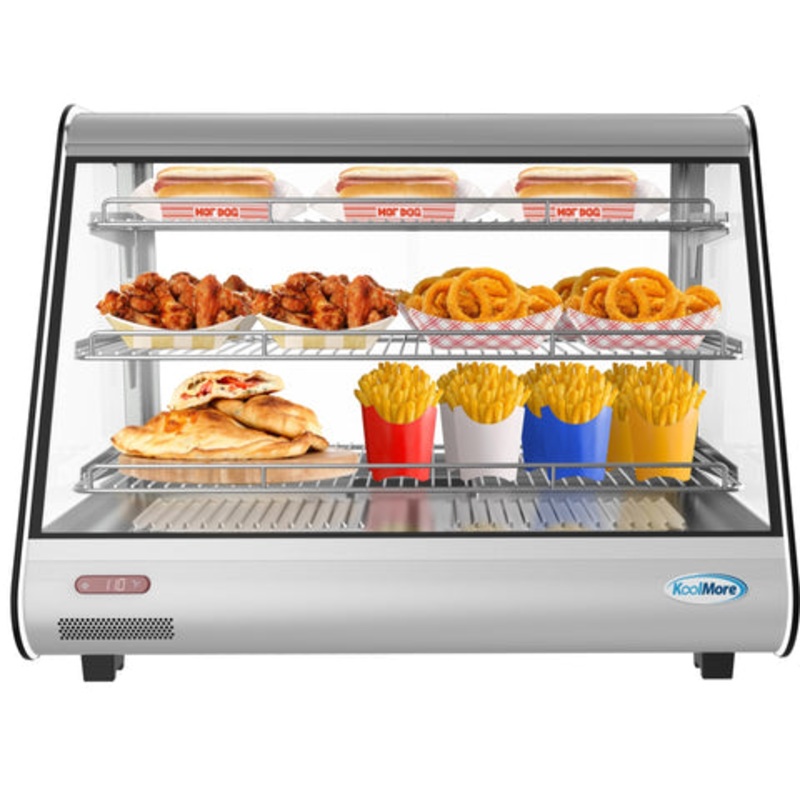 34 in. Glass Countertop Display Warmer, 5.6 cu. ft. HDC-5C