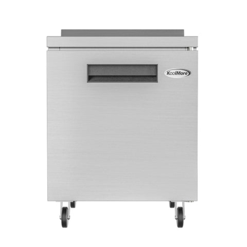 27 in. One-Door Worktop Freezer With 3.5 in. Backsplash – 6.3 Cu Ft. FWT-1D-6C.