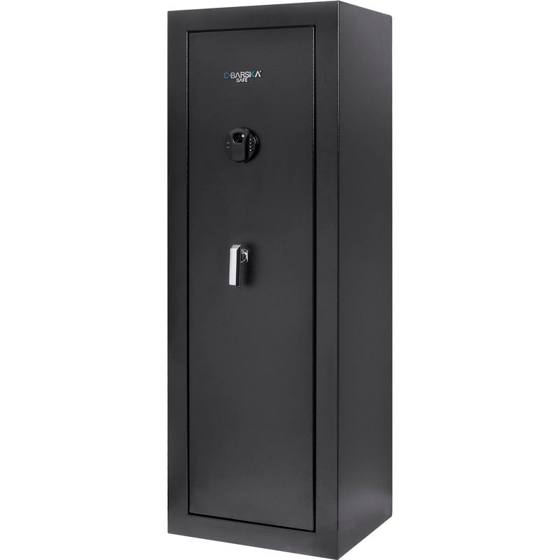 9.33 Cubic Ft Biometric Keypad Rifle Safe – Black